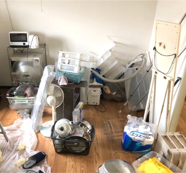 回収前のお部屋